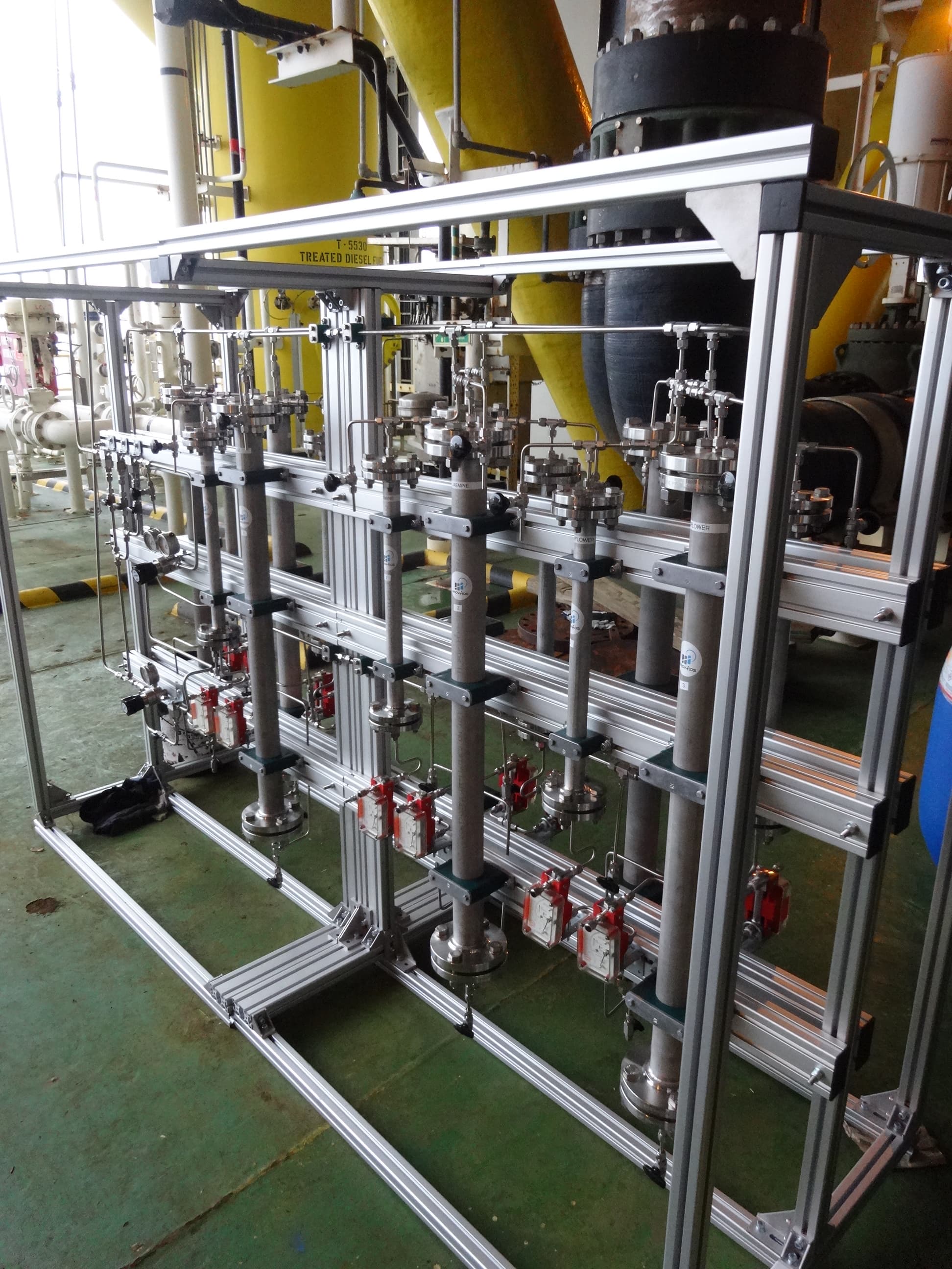 On-site pilot rig for sidestream sampling
